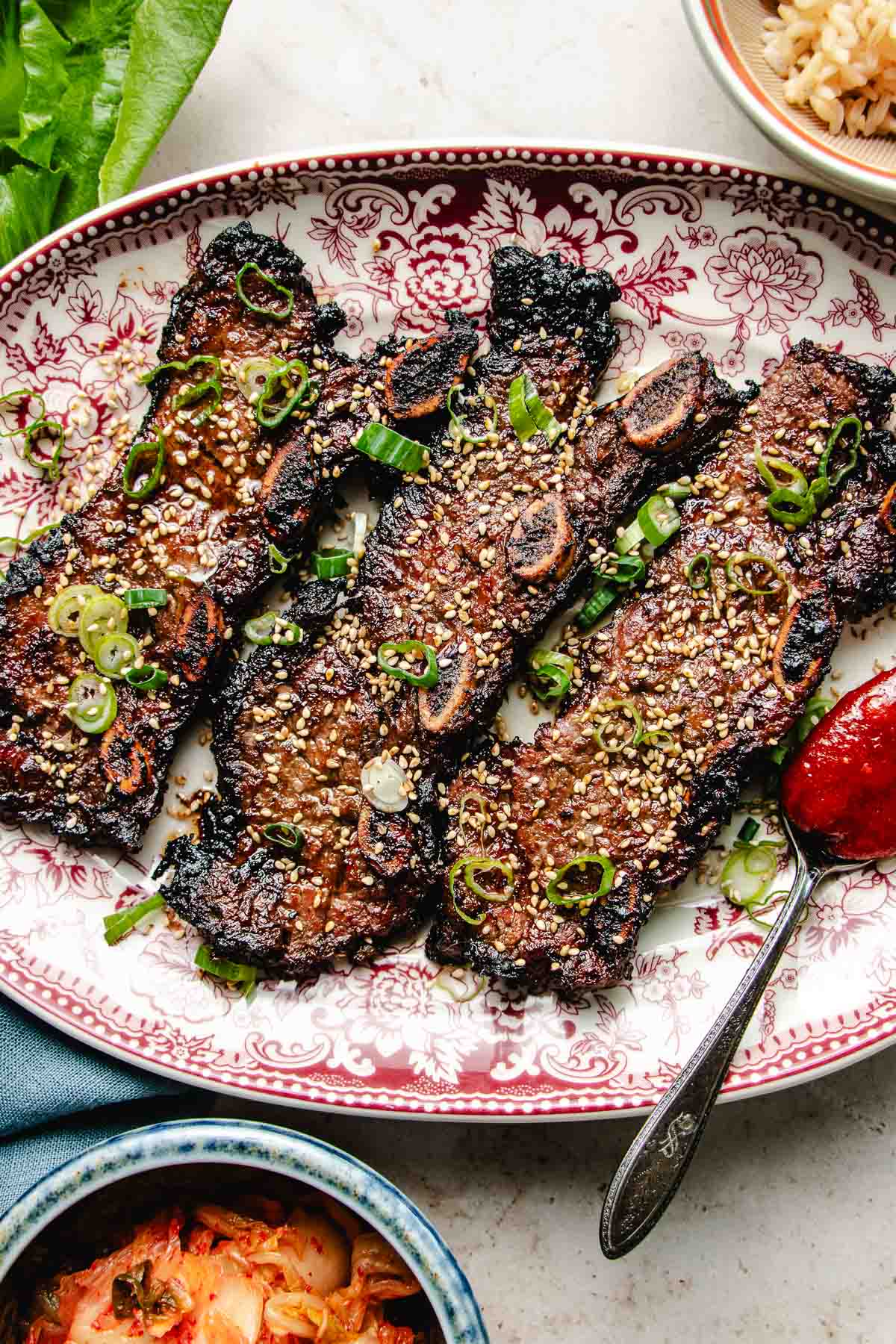 Korean Galbi Recipe: Marinated Quick Grilled Beef Short Ribs