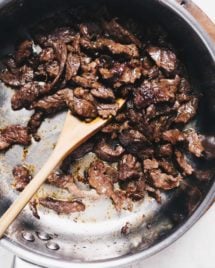 Paleo Thai Basil Beef Stir-Fry recipe Whole30 and Keto friendly.