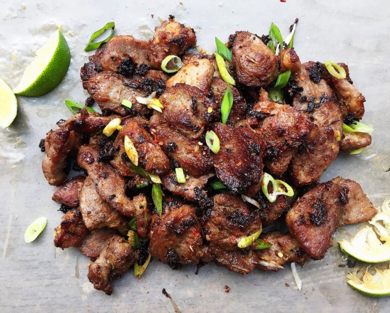Vietnamese Restaurant-Style Grilled Lemongrass Pork | I Heart Umami