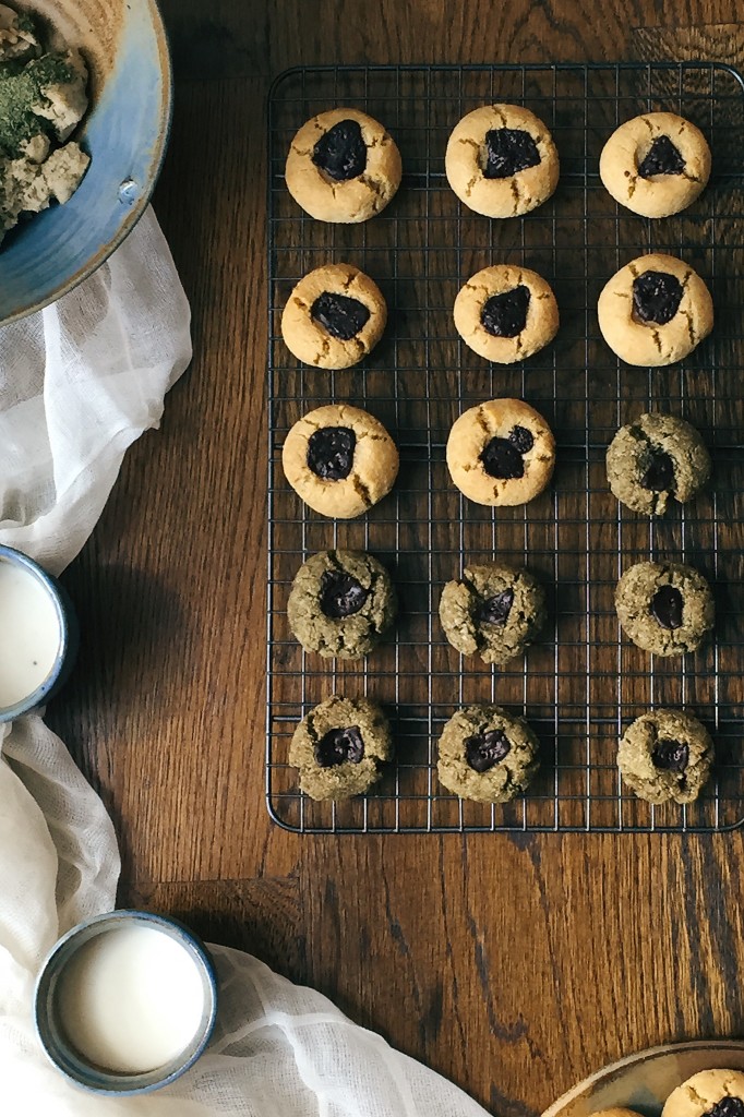 Paleo Matcha and Pine Nut Cookies