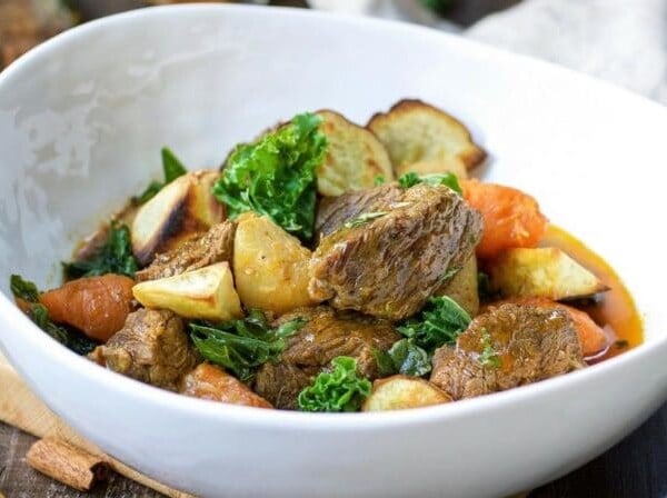 Vietnamese Beef Stew recipe with vegetables with instant pot and stove top cooking methods.