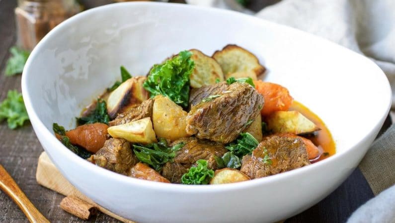 Vietnamese Beef Stew recipe with vegetables with instant pot and stove top cooking methods.