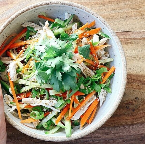 1 Minute Asian Chicken Salad