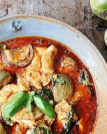 Paleo Thai Red Chicken Curry recipe also Whole30 Keto friendly.