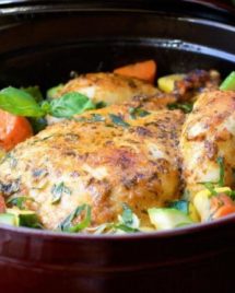 Dutch Oven Roasted Red Curry Whole Chicken recipe that's Paleo, Whole30, and Keto friendly.