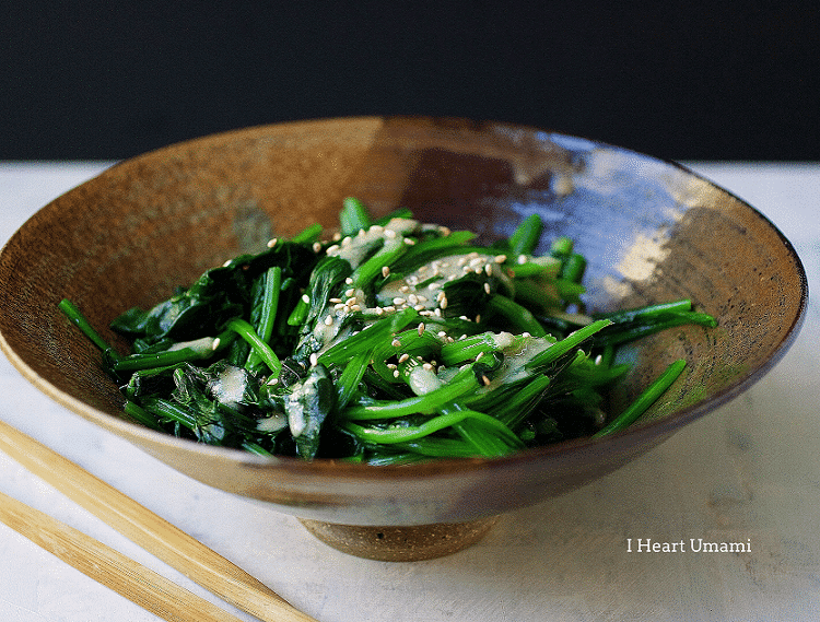 Paleo Asian Side Dishes. Simple and quick Paleo vegetable side dishes. Garlicky cucumbers, sesame spinach, celery carrot slaw. Paleo Asian food. Paleo Chinese food. IHeartUmami.com