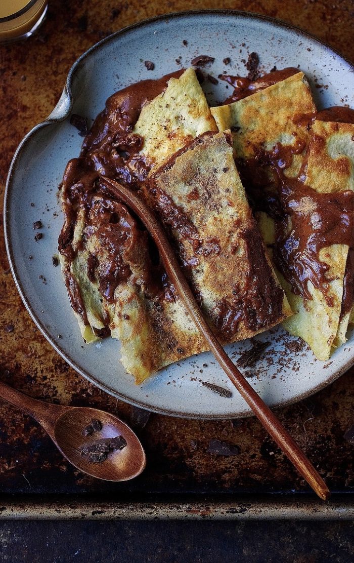 Paleo Chocolate Almond Butter Crepes from I Heart Umami