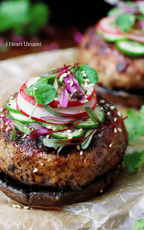 Paleo/Whole30/Keto Worcestershire sauce with Japanese-style Hamburger steak. Easy, tasty, juicy hamburger with no added sugar Worcestershire sauce. IHeartUmami.com 