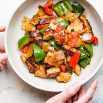 Chinese sweet and sour chicken recipe is paleo and whole30 friendly.