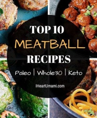 10 of my readers favorite Paleo, Whole30, and low carb meatball recipes, packed with mouthwatering Asian-inspired paleo flavor. If you love meatballs, follow the link to save all 10 of them in 1 place for you and the family !