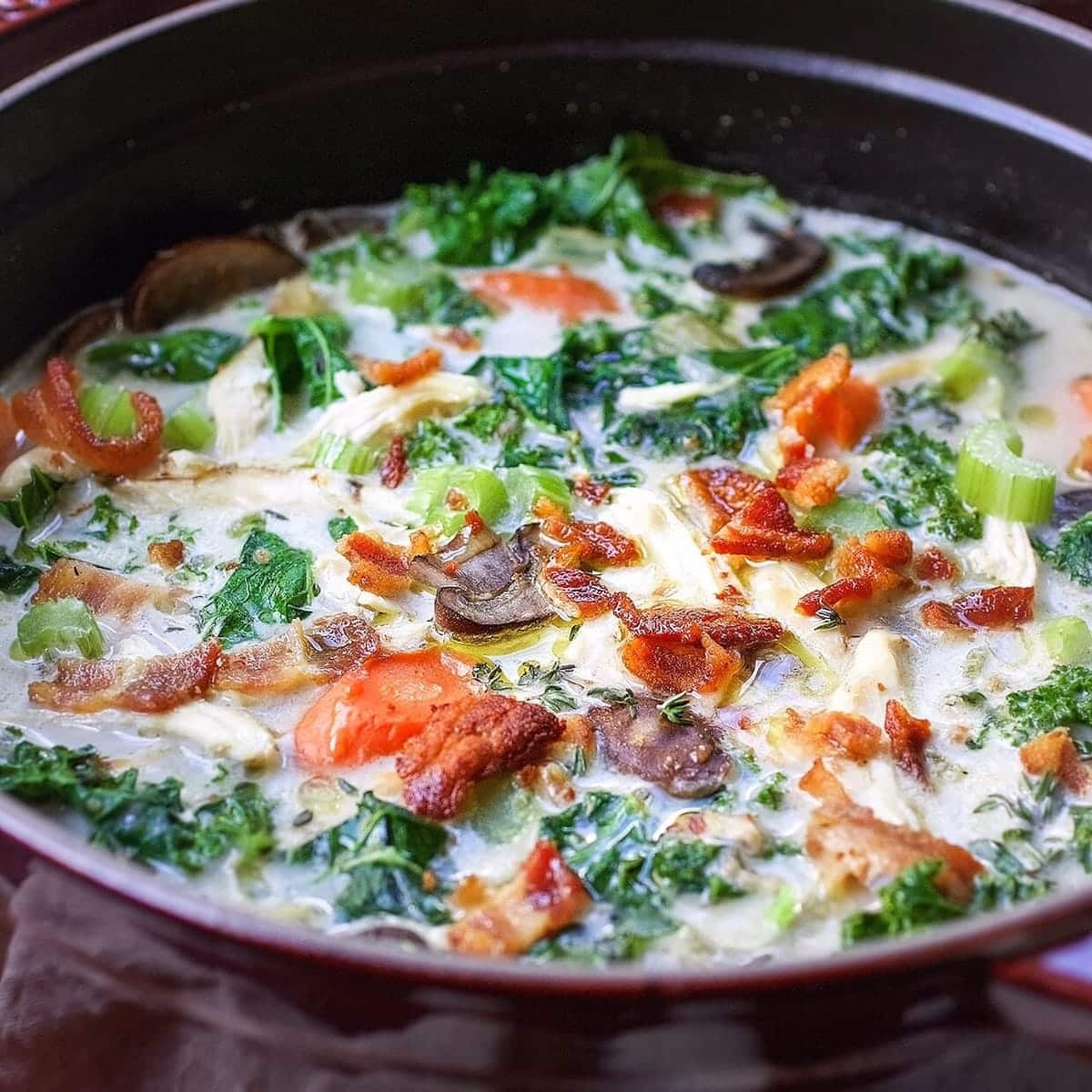 Chicken kale soup recipe-image