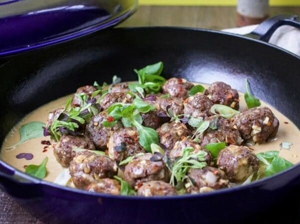 Xian-inspired cumin lamb meatballs recipe