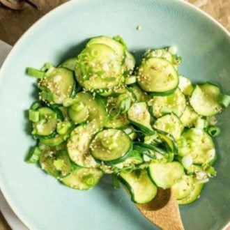 Easy healthy Kokrean Chilled Zucchini Sides recipe