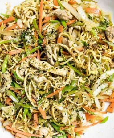 Chicken Yakisoba Noodles Recipe Paleo Whole30 Keto Low Carb