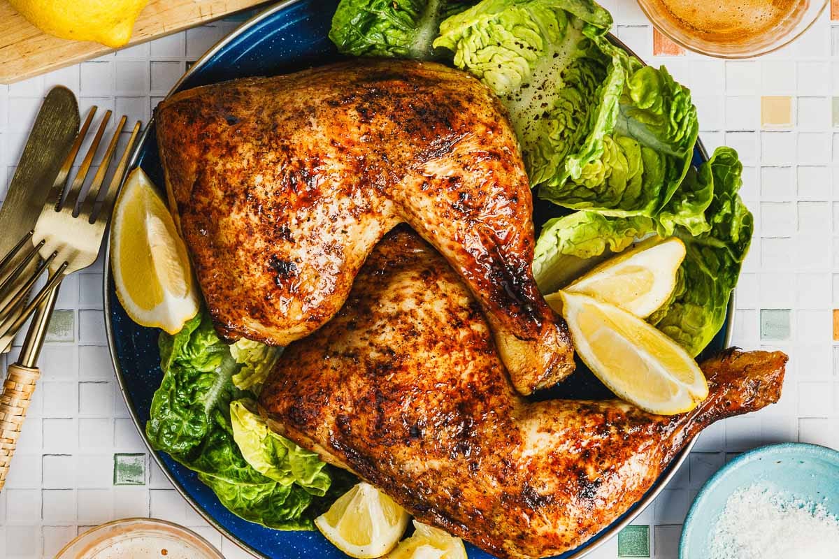 Japanese baked lemon chicken leg quarters - I Heart Umami