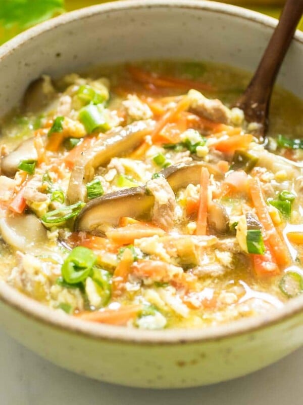 Paleo Hot and Sour Soup recipe Gluten-Free, Whole30, Keto, AIP friendly