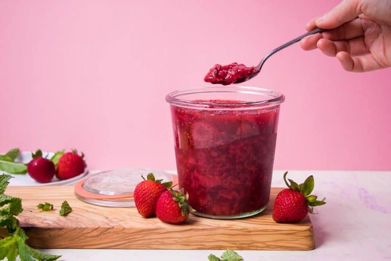 Instant Pot Easy Strawberry Compote I Heart Umami®