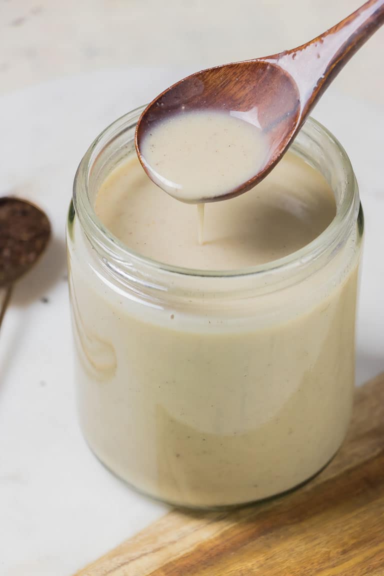 Healthy Dairy-Free Paleo Condensed Milk with coconut milk or dairy-free milk sweetened with dates.