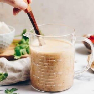 Paleo Easy Thai Peanut Sauce is Whole30 and peanut-free with nut-free option.