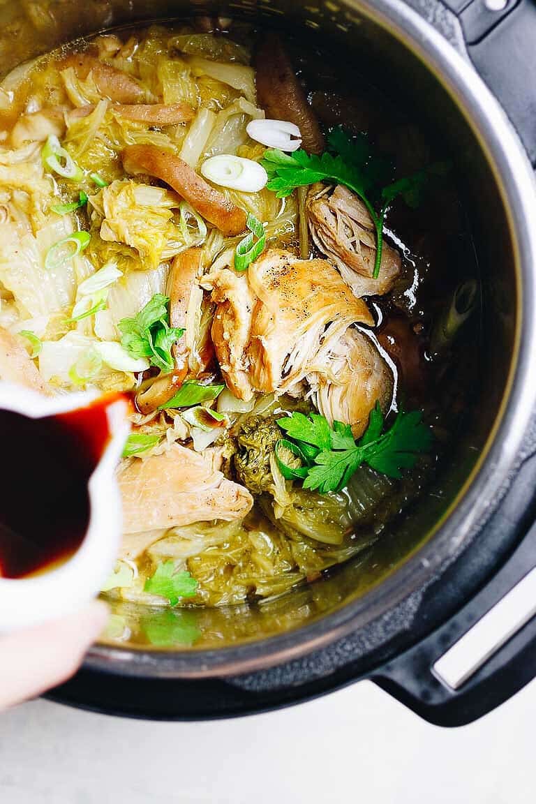 Instant Pot Chicken Cabbage Soup Paleo Whole30 Keto I Heart