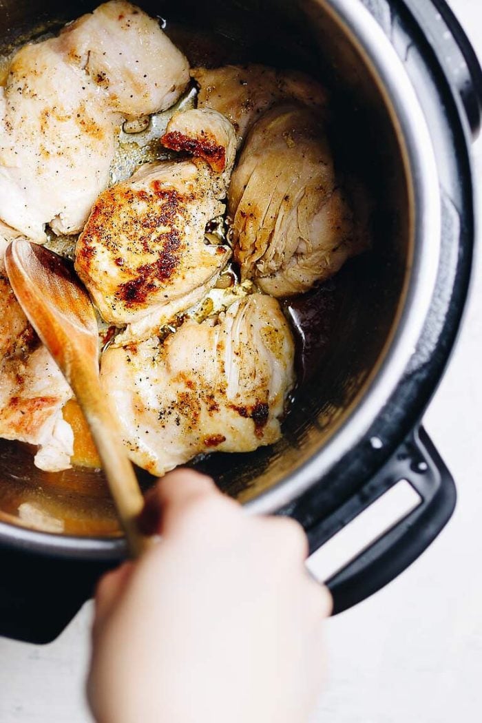 Instant Pot Chicken Cabbage Soup Recipe with Chinese Napa cabbage and shiitake. Paleo, Whole30 and Keto friendly.