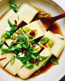 Paleo Keto Egg Custard Tofu recipe is a savory Chinese egg custard dish made without soy. It’s low carb, keto, and Paleo friendly.