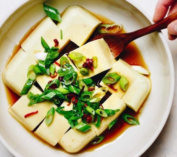 Paleo Keto Egg Custard Tofu recipe is a savory Chinese egg custard dish made without soy. It’s low carb, keto, and Paleo friendly.