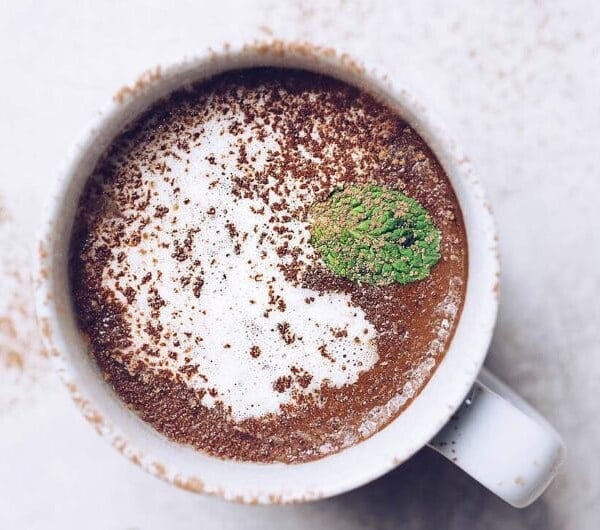 Paleo Hot Chocolate with dairy-free almond or coconut milk is healthy, low carb, and easy to make!