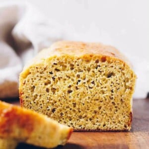 Easy Paleo Sandwich Bread recipe is low carb, keto, gluten-free with whole foods ingredients from I Heart Umami.