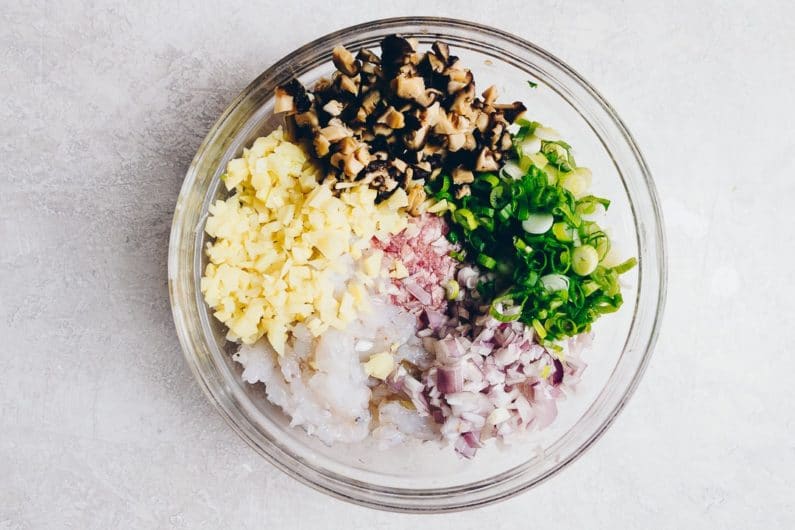 Paleo Meal Prep Gyoza Meatballs also known as Chinese Potsticker meatballs for healthy easy meal prep from I Heart Umami.