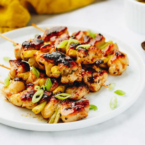 Negima Yakitori (Japanese Chicken Skewers With Scallion) Recipe