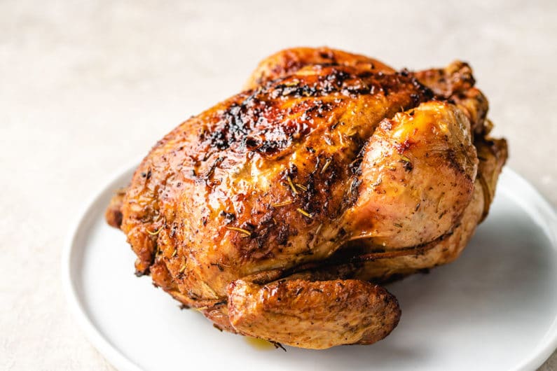 Air Fryer Whole Chicken (Paleo, Whole30, Keto)