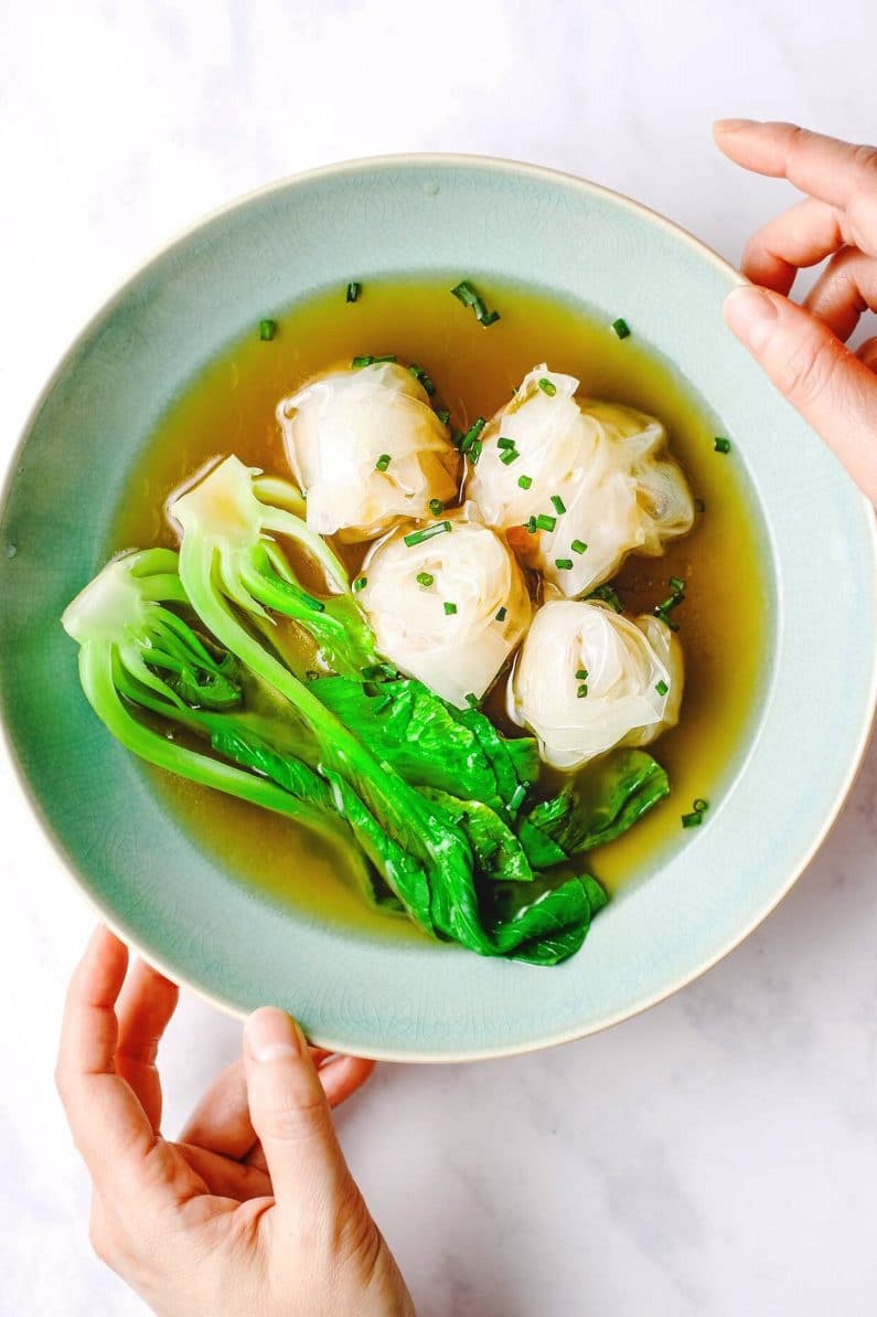 Easy Wonton Soup With Gluten-Free Wontons | I Heart Umami®