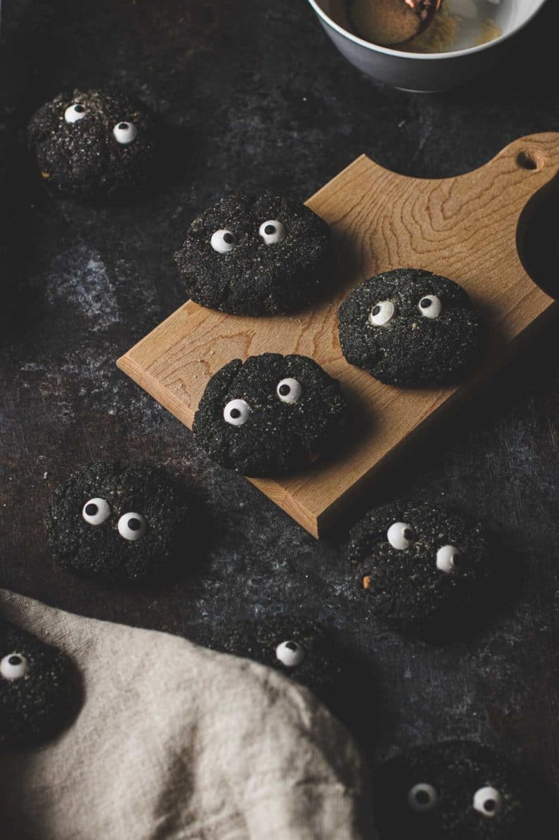 Black Sesame Soot Sprite Cookies I Heart Umami