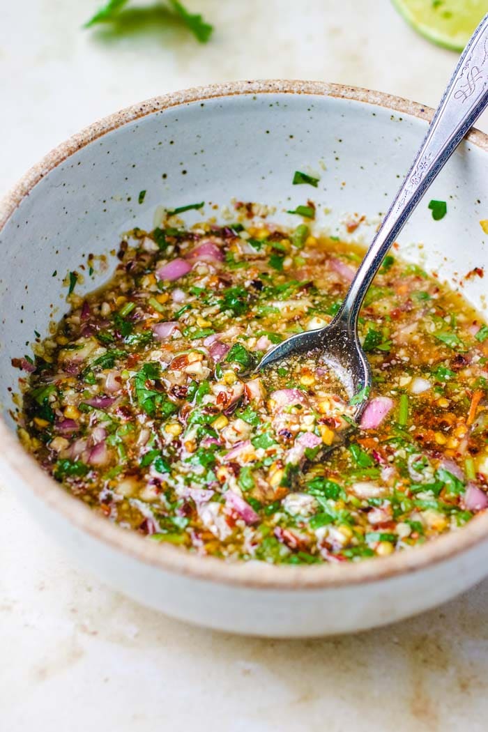 Thai Sticky Rice with Peanut Dipping Sauce