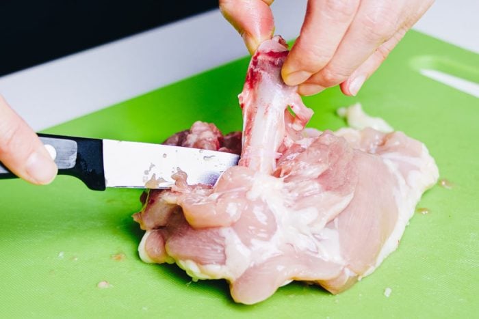 How to remove chicken leg bones I Heart Umami