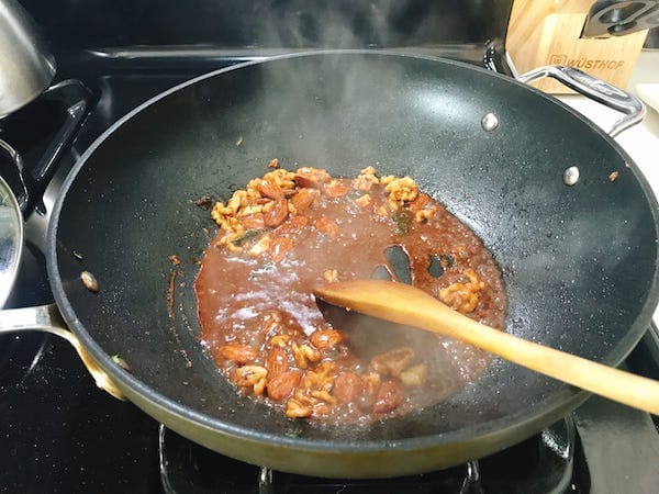 Reduce liquid from the Chard