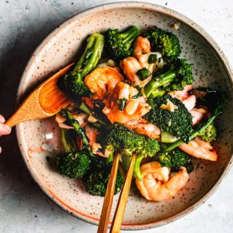 Shrimp with broccoli recipe I Heart Umami