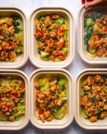 Paleo low carb meal prep ideas with freezer meal prep choices from I Heart Umami.