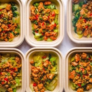 Paleo low carb meal prep ideas with freezer meal prep choices from I Heart Umami.