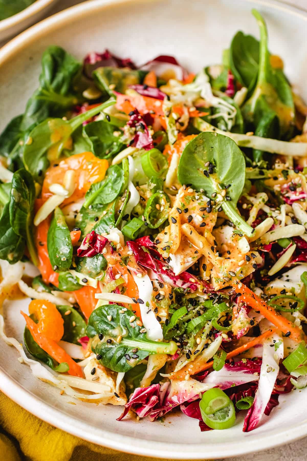 Mandarin Mixed Greens Salad Recipe 