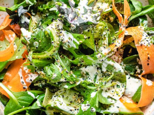 Tatsoi Asian Greens Salad Recipe