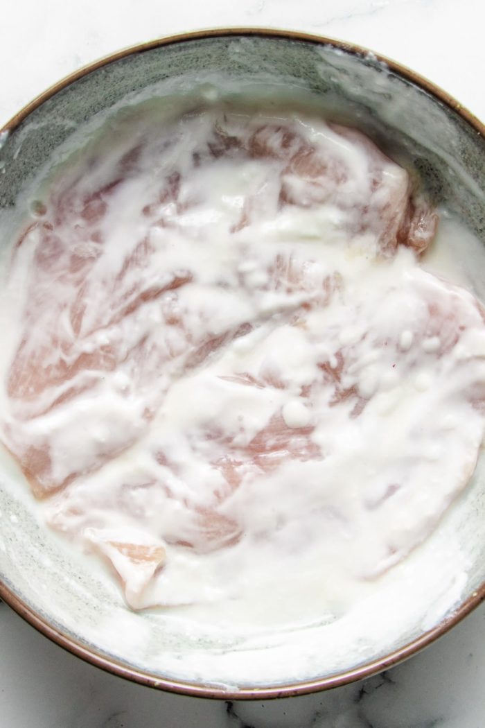 Yogurt marinated chicken breasts