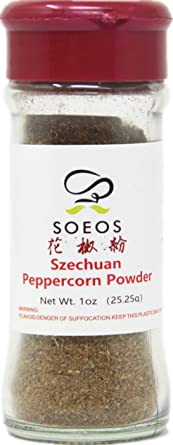 Sichuan peppercorn powder used in the dish