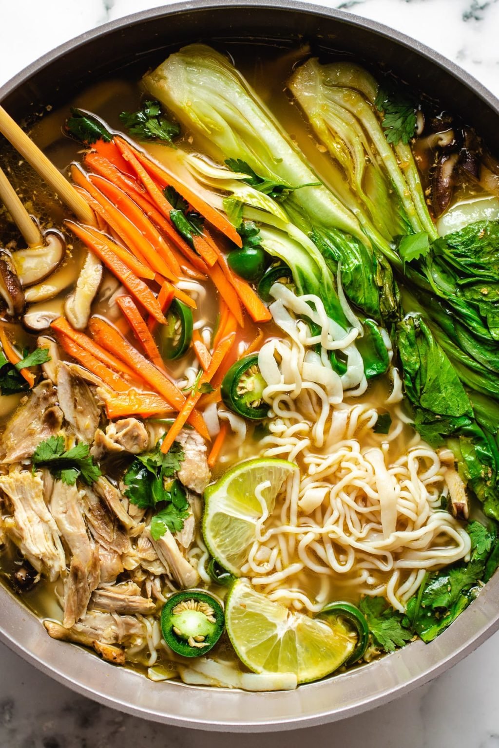 Asian Chicken Soup with Noodles | I Heart Umami®