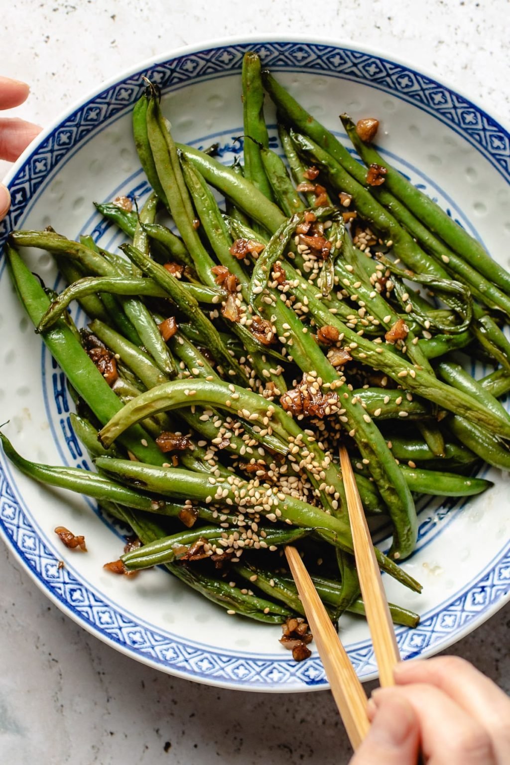 Chinese Garlic Green Beans (Sauteed, Easy, Less Oil) | I Heart Umami®