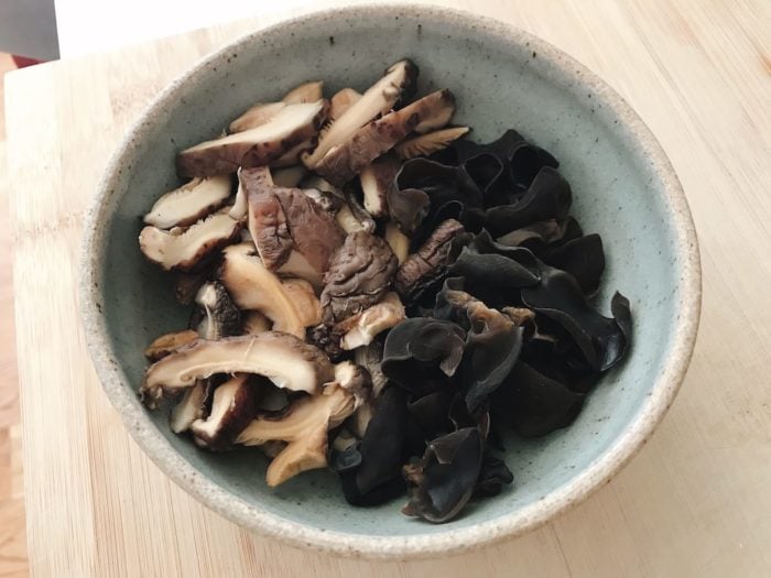 Step 2 prepare the mushrooms