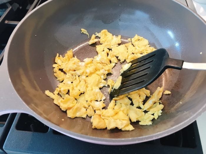 Step 7 cook the eggs