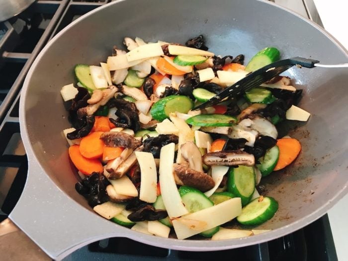 Step 8 saute the vegetables and aromatics