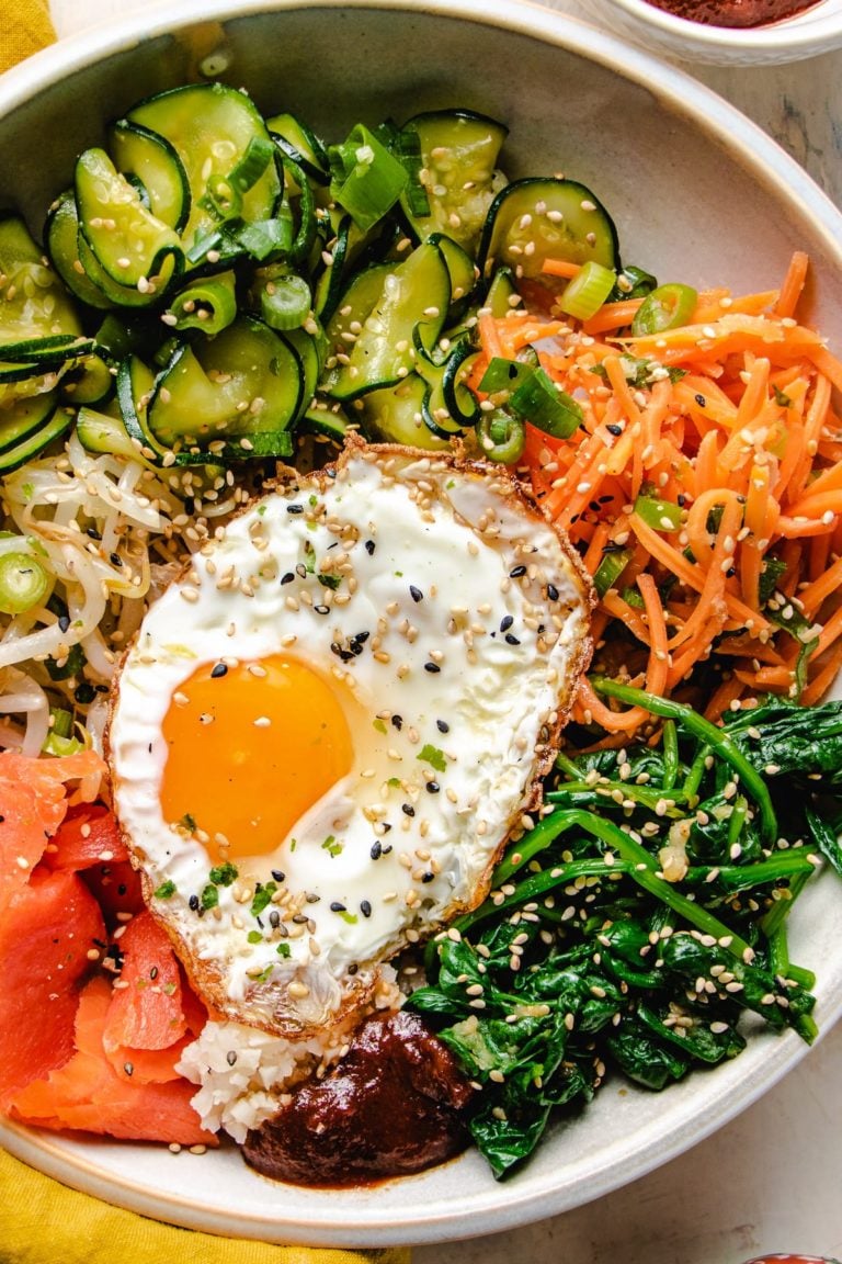 Vegetarian Bibimbap Recipe Korean Rice Bowl I Heart Umami® 